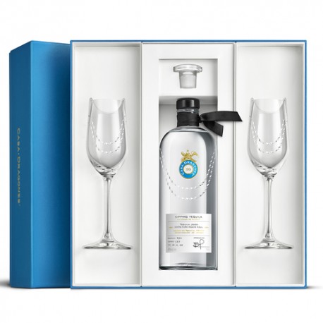 Tequila Casa Dragones coffret 2 verres Tequila Casa Dragones coffret 2 verres