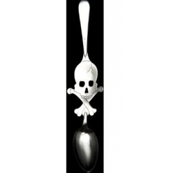Cuillère absinthe tête de mort