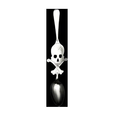 Cuillère absinthe tête de mort