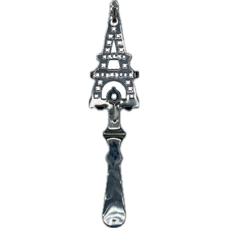 Cuillère absinthe tour Eiffel plate