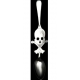 Cuillère à absinthe argent tête de mort
