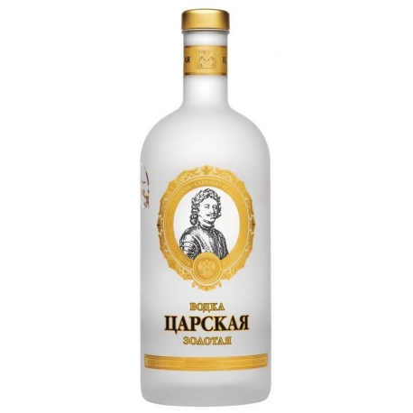 Tsarskaya gold - vodka russe - Les Caves Du Roy - caviste - Paris