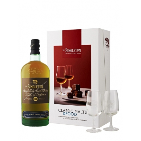 Singleton 18 ans coffret 2 verres