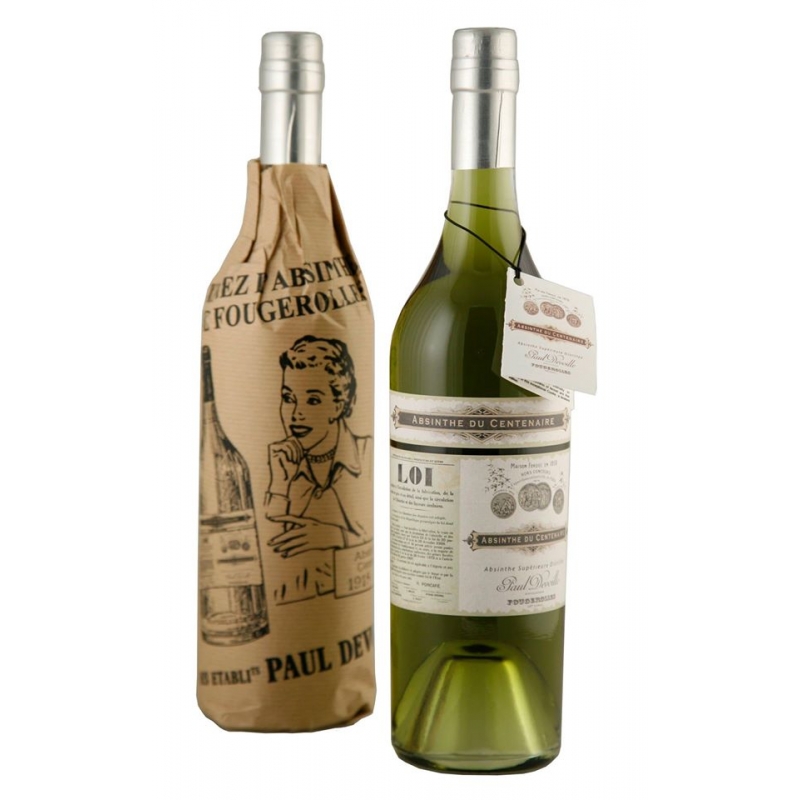 Absinthe du centenaire absinthe française France caviste Paris