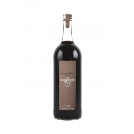 jus de raisin rouge merlot alain milliat