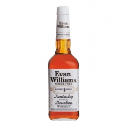 Evan Williams white label 100 proof bottled in bond