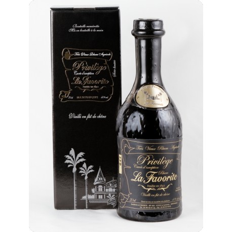 La Favorite Cuvée de la Flibuste 1987 - rhum martiniquais - caviste