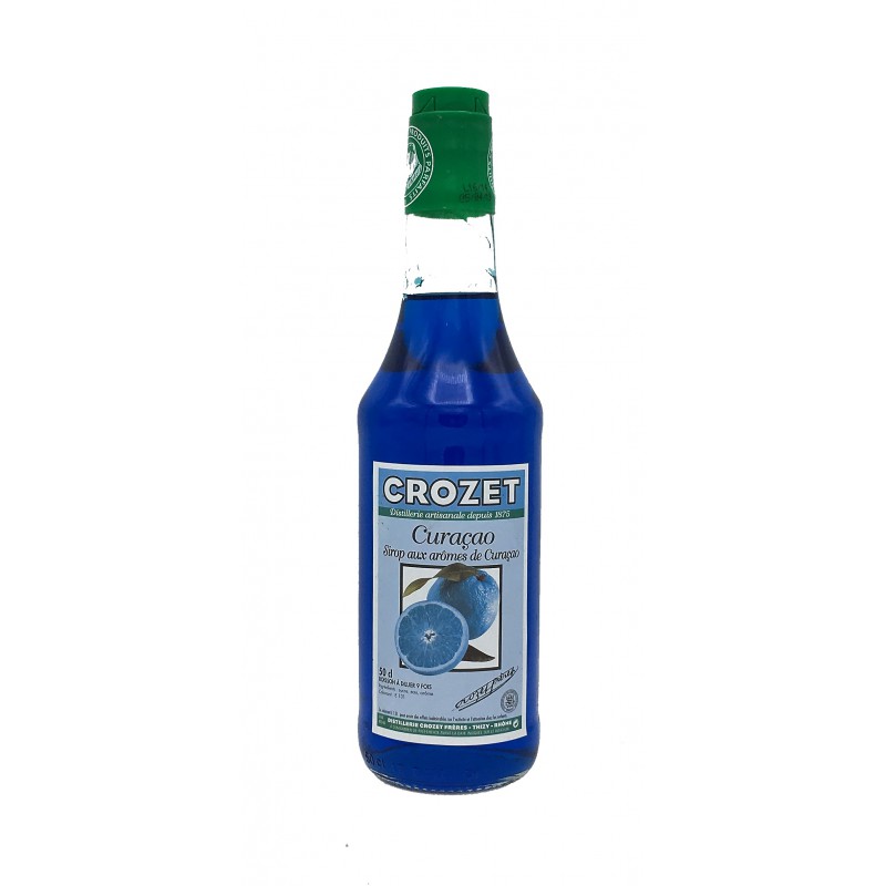 Sirop de curaçao bleu Crozet Les Caves Du Roy caviste Paris