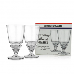 coffret 2 verres absinthe pontarlier
